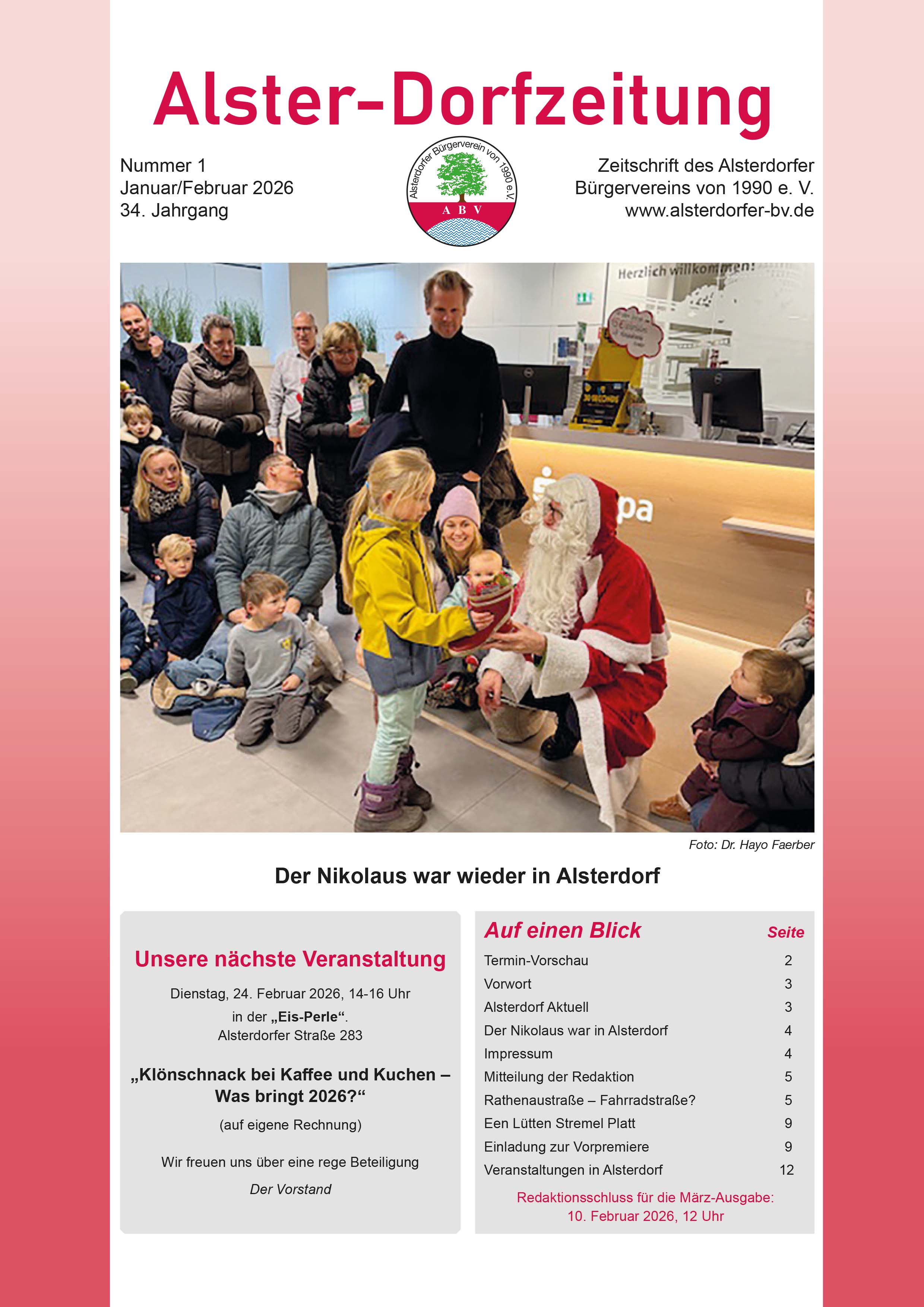 Alster Dorfzeitung 201912titel